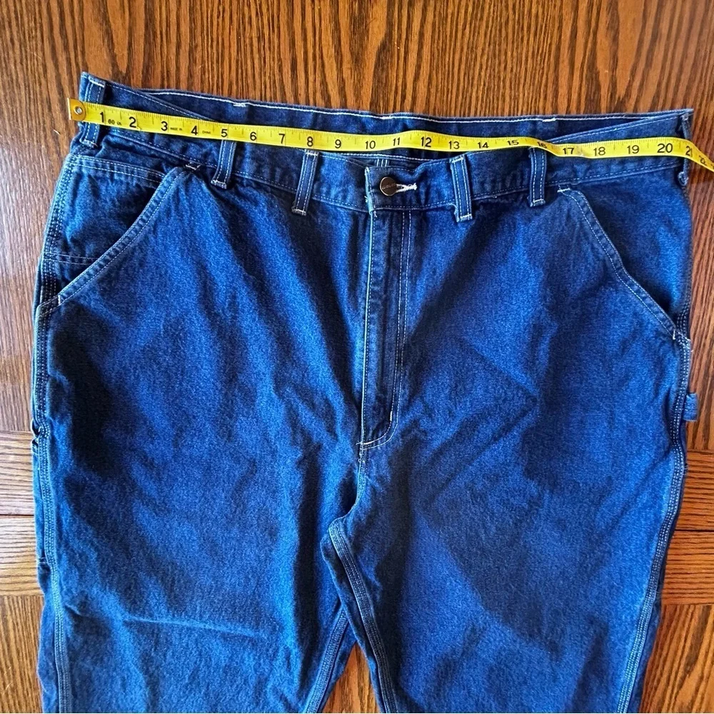 Carhartt Men's Loose Fit Denim Blue Jeans Size 44 X 30
